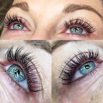 Beautiful classic eyelash extensions