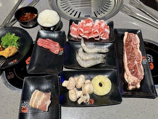 Korean BBQ items