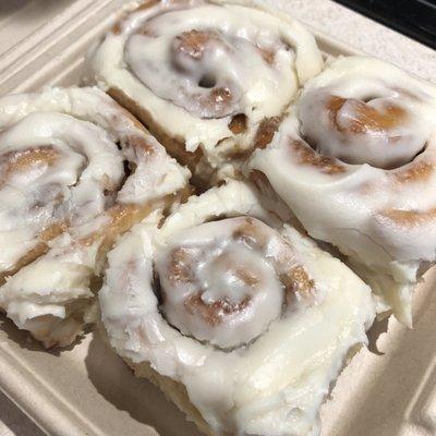 The cinnamon rolls from Mom's Kitchen are AMAZING!