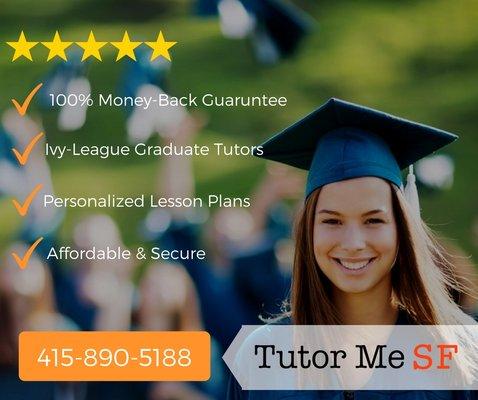 Looking for an expert tutor in the Bay Area should not be complicated. At Tutor Me SF, we make tutoring easy.