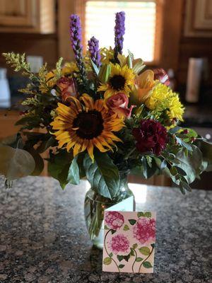 Fall flowers from D Garden.