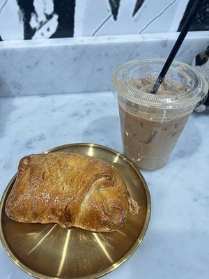 Coffee and pastry