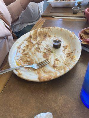 That's what happens to a good enchiladas plates