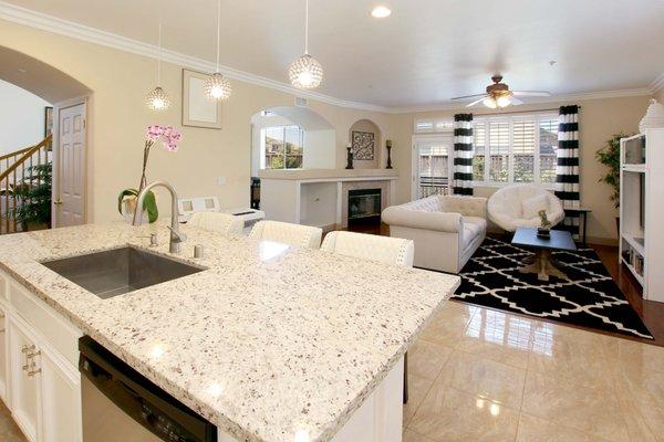 Remodeled kitchen