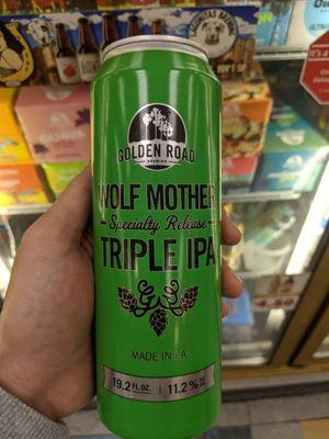 Finally Its back Wolf Mother Triple IPA from GOLDEN ROAD