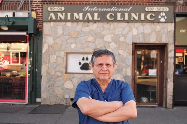 Dr. Rubio, caring for pets in Jackson Heights for 30 years