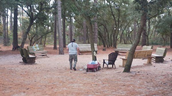 The main seating area