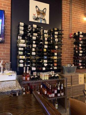 Inside wine selections