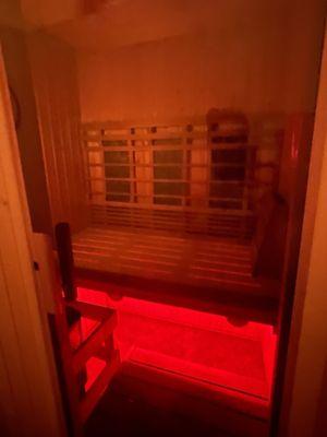 Red light sauna