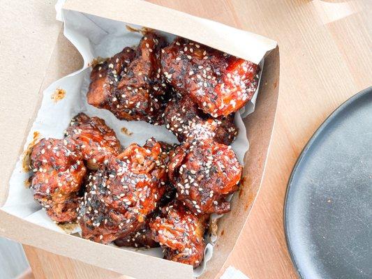 Gochujang BBQ Boneless Wings