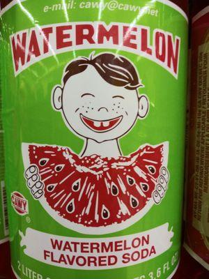 Watermelon flavored soda