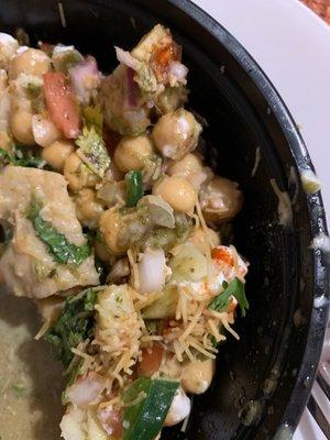 Aloo (Potato) Chaat??? It's all beans barely any potatoes