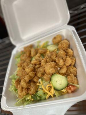 Fried Shrimp Salad