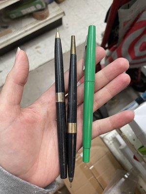 Vintage ballpoint pens