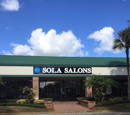 Aloha Toes at Sola Salons entrance from the front Private parking and entrance in the back.