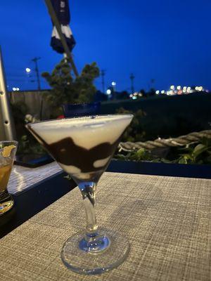 Banana split martini