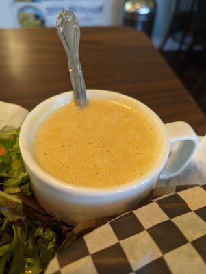 Cup of Curry Sweet Potato soup~