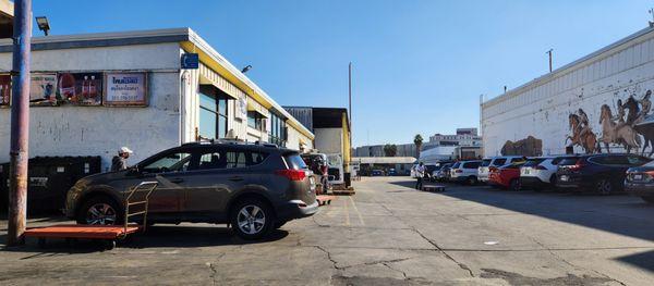 LAX-C exterior parking lot - take your time to find the right spot.