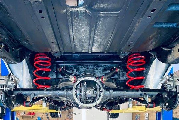 Upgrading the suspension on the 69 Chevelle