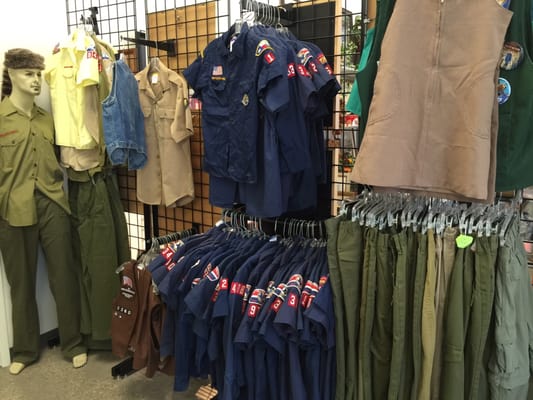 "Experienced" scout uniforms!