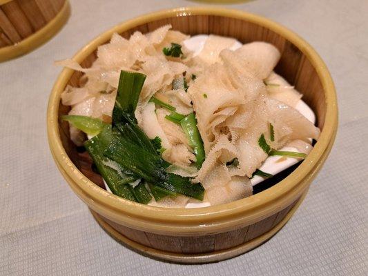 Beef Tripe with Ginger and Onion (Steamed Dim Sum menu)