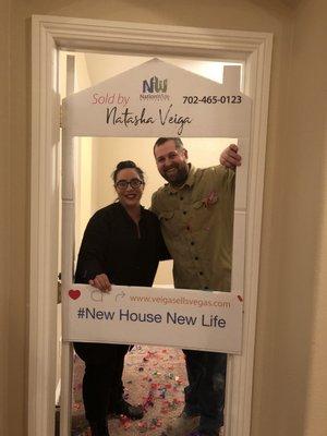 Congrats to my awesome clients on their first home!