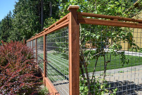 Home perimeter fence and deer fence