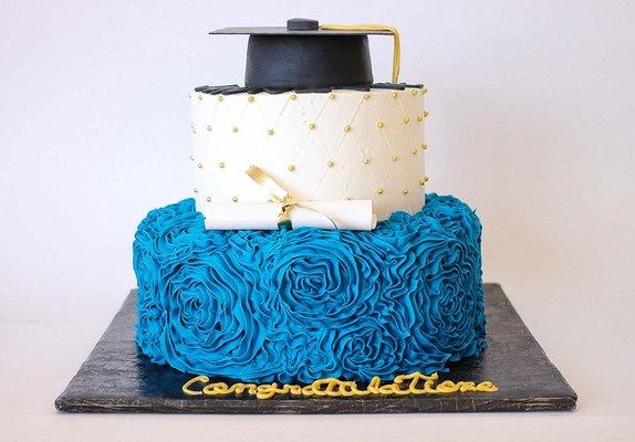 2-Tier, Bright Future Celebration Cake, Serves 55 guests