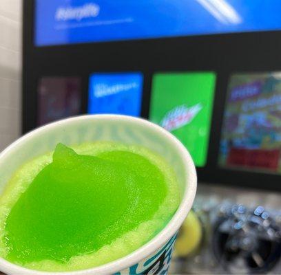 Green apple slurpie