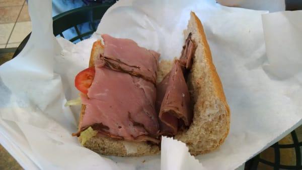 Roast beef sub ... Mmmmm