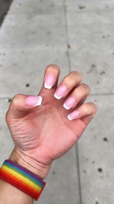 French Gel Dip Extension Manicure