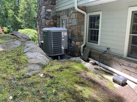 Carrier Infinity Heat Pump installed in Ridgefield, CT