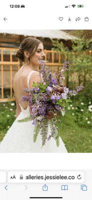 Bride and bridesmaid photos.