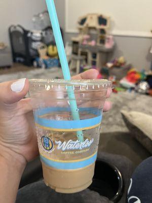 Iced latte 12 oz