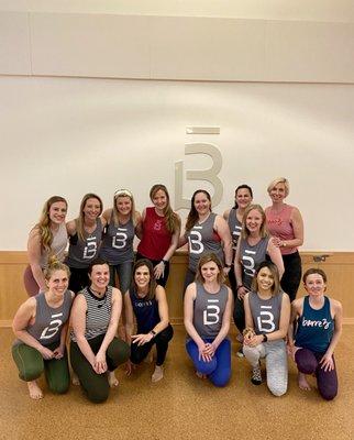 the barre3 Edmonds team of instructors, front desk, and play lounge personnel  are here for you.