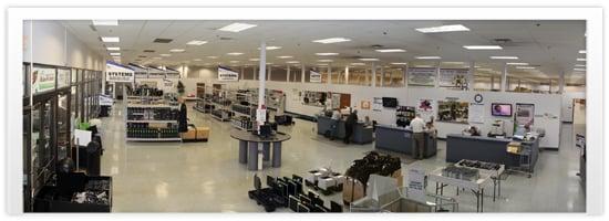 The 5500sqft showroom of EPC, Inc. located in St. Charles, MO - 20 minutes from downtown St. Louis, MO.