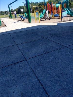 Separate playground for the 2-5 year old!