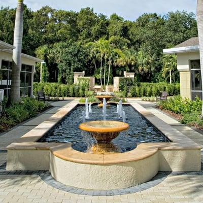 Fountain at Hope Hospice House in Cape Coral