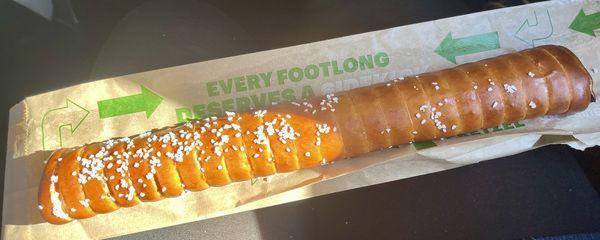 Auntie Anne's- Footlong Pretzel