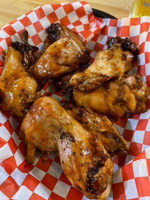 Bourbon wings