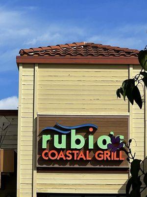 Rubio's Coastal Grill signage.