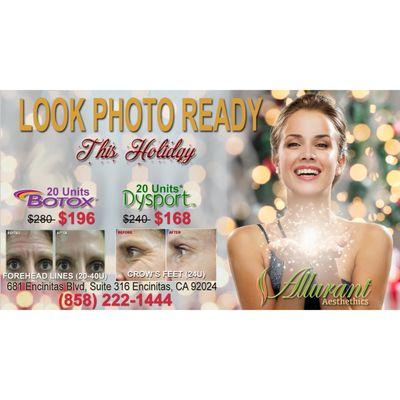 BOTOX & DYSPORT  CHRISTMAS SPECIALS