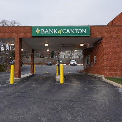 Bank of Canton Quincy branch, drive-up teller & ATM exit - 60 McGrath Highway