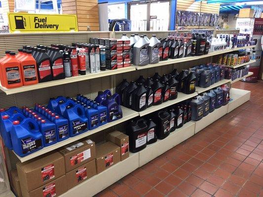 All of the oil and filter supplies you need to get your boat ready.