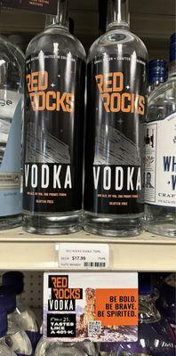 They have the new Red Rocks Vodka!  It's absolutely my new favorite. Incredibly smooth s. It's a must buy, especially for the price.