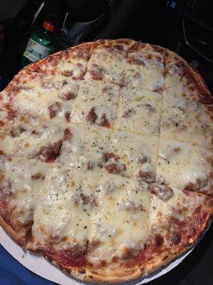 Sausage thin crust- medium