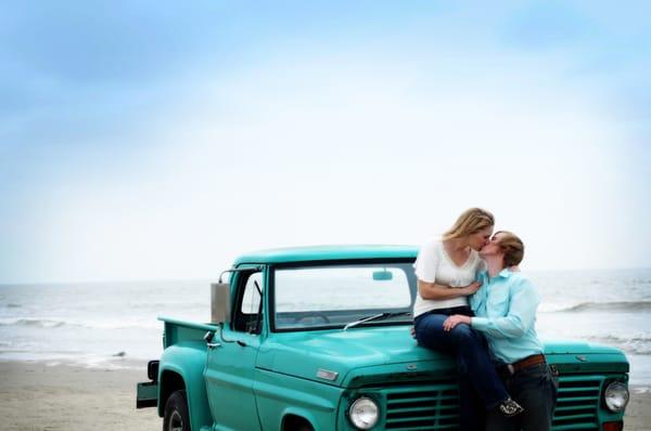 Engagement session in Galveston