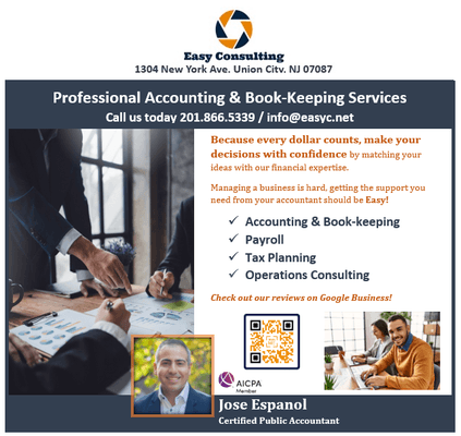 Business Accounting and Operational Consulting Services