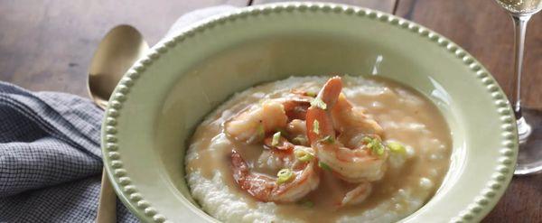 Southern-style shrimp in Harlem at Melba's Restaurant