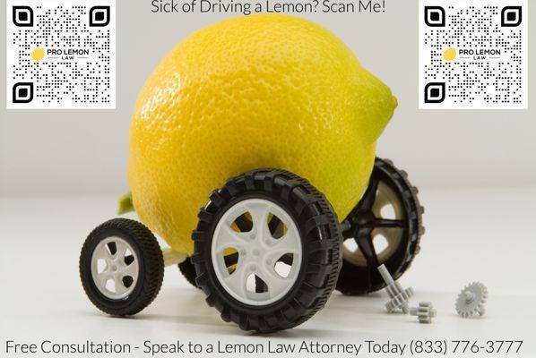 Free Consultations for Lemon Law Matters. If you retain us, you pay nothing unless you win. The car manufacturer pays our fees.